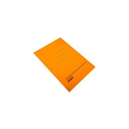 School Stationery Supplies Square Cut Folder FS Orange Modest- MS 327 - Image 1