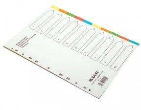 School Stationery Supplies Divider A4 10 Tab Modest -MS 100 - Image 1