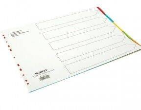School Stationery Supplies Divider 5 Tab Paper A3 Modest -MS 1002 - Image 1