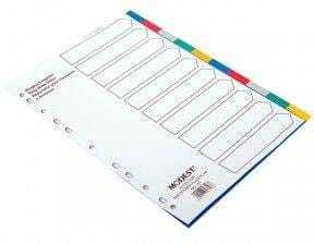 Divider A4 PVC 10 Tab -MS 101 - Image 1