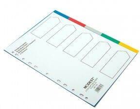 Divider PVC 5 Tab Modest -MS 105 - Image 1