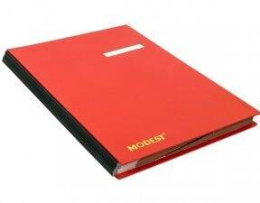 School Stationery Supplies Signature Book 20 P Red Modest-MS 1403 RD - Image 1