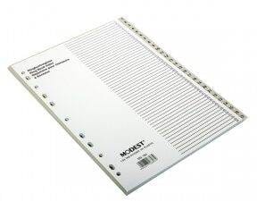 Divider A4 PVC 1-54 Tab Grey Modest -MS 154 - Image 1