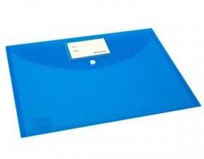 School Stationery Supplies My Clear Bag ,FS Hard Blue Modest - MS 221 BL - Image 1