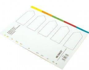 Divider A4 5 Tab W/Numbers Modest -MS 401 - Image 1