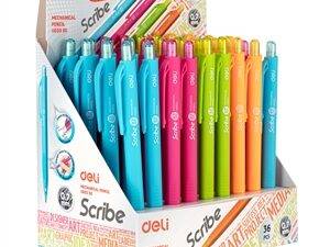 School Stationery Supplies Plastic Mechanical Pencil Deli -REF. EU60300 Box/36 Pcs - Image 2