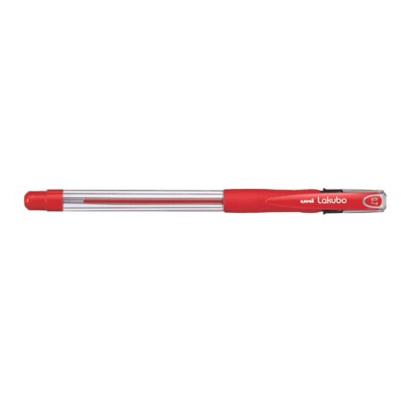 Pen Ballpoint Lakubo Uniball 0.7mm Red SG100F-RD Pkt/12 Pcs