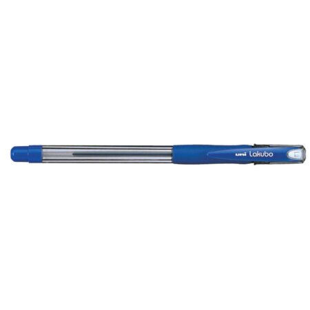 Pen Ballpoint Lakubo Uniball 1mm Blue SG100M-BE Pkt/12 Pcs