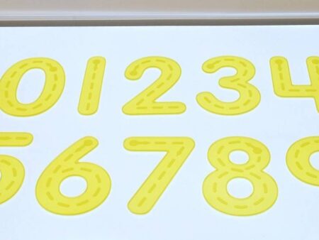 SILISHAPES TRACE NUMBERS YELLOW-COM - Image 1