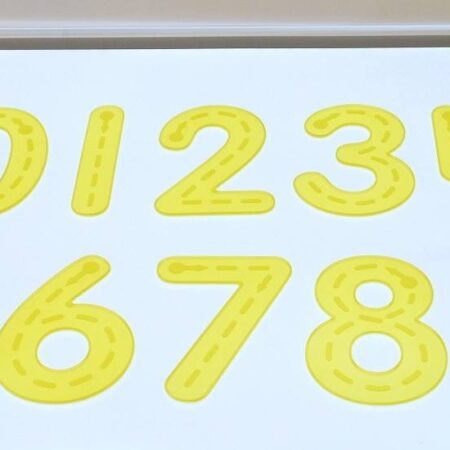 SILISHAPES TRACE NUMBERS YELLOW-COM - Image 1
