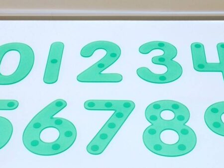SILISHAPES DOT NUMBERS GREEN-COM - Image 1