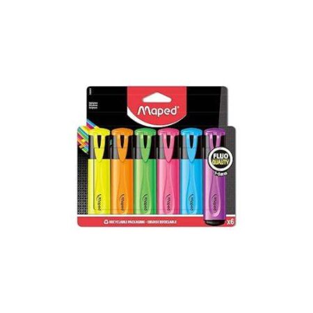 Maped Fluo Peps Classic Highlighters, Assorted Colors, Pkt/6 Pcs - Image 7