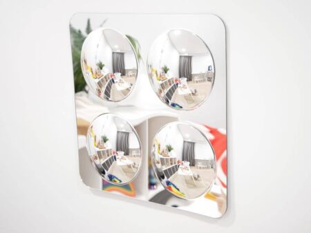 LARGE 4 DOMED ACRYLIC MIRROR PANEL-COM - Image 2