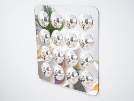 LARGE 16 DOMED ACRYLIC MIRROR PANEL-COM - Image 2