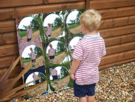 GIANT 9 DOMED ACRYLIC MIRROR PANEL-COM - Image 1