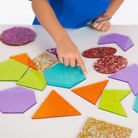 RAINBOW GLITTER SHAPES-COM - Image 2