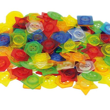 School Stationery Supplies TRANSLUCENT STACKABLE BUTTONS-COM - Image 2