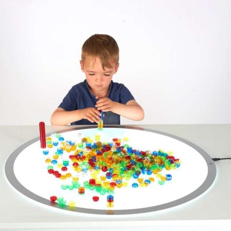 School Stationery Supplies TRANSLUCENT STACKABLE COUNTERS-COM - Image 2