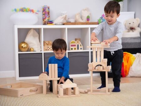 WOODEN JUMBO BLOCK SET-COM - Image 1