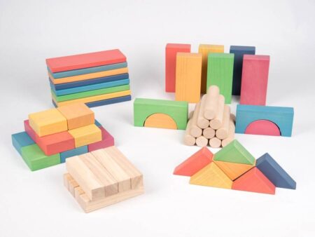 RAINBOW WOODEN JUMBO BLOCK SET-COM - Image 2
