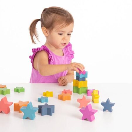 RAINBOW WOODEN STARS-COM - Image 1