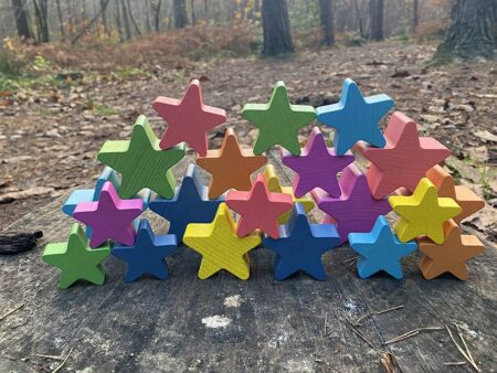 RAINBOW WOODEN STARS-COM - Image 2