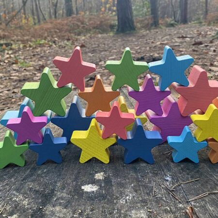 RAINBOW WOODEN STARS-COM - Image 2