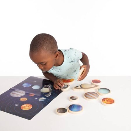 WOODEN SOLAR SYSTEM DISCS-COM - Image 1