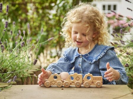 NATURAL WOODEN EMERGENCY VEHICLES-COM - Image 1
