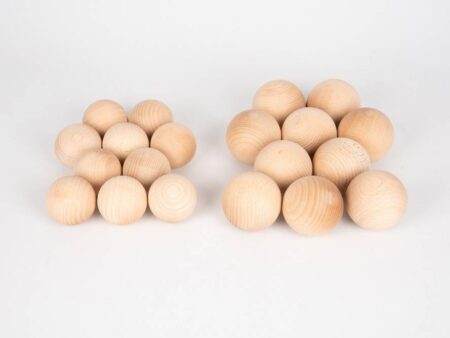 NATURAL WOODEN BALLS 60mm-COM - Image 2