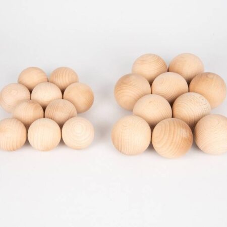 NATURAL WOODEN BALLS 60mm-COM - Image 2