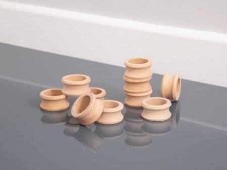 NATURAL WOODEN NAPKIN RINGS-COM - Image 1