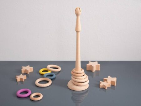 NATURAL WOODEN RING STAND-COM - Image 1