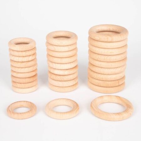 NATURAL WOODEN RINGS 48mm-COM - Image 2