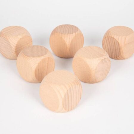 NATURAL WOODEN CUBES 50mm-COM - Image 2