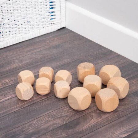 NATURAL WOODEN CUBES 50mm-COM - Image 1