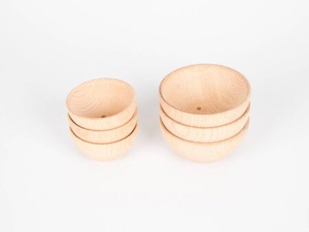 NATURAL WOODEN BOWLS 92mm-COM - Image 2