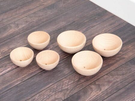NATURAL WOODEN BOWLS 92mm-COM - Image 1