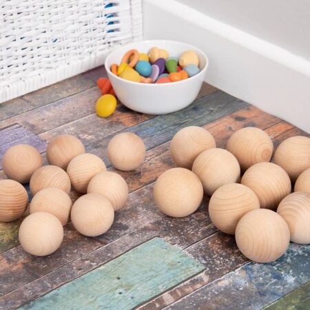 NATURAL WOODEN BALLS 60mm-COM - Image 1
