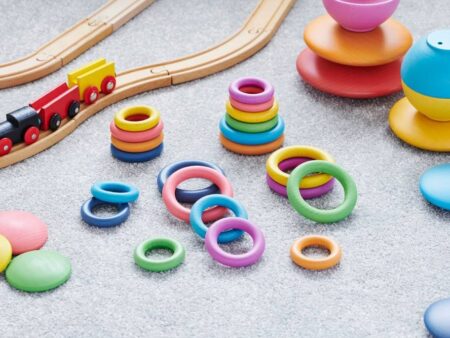 RAINBOW WOODEN RINGS-COM - Image 1
