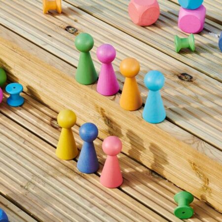 RAINBOW WOODEN FIGURES-COM - Image 1