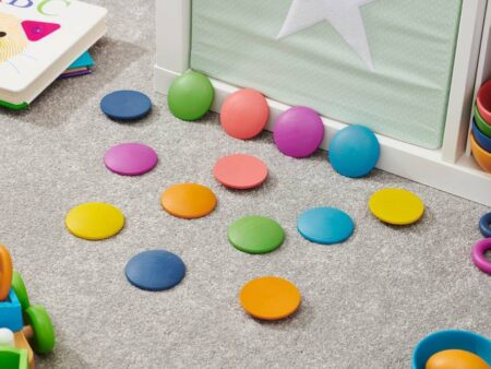 RAINBOW WOODEN DISCS-COM - Image 1