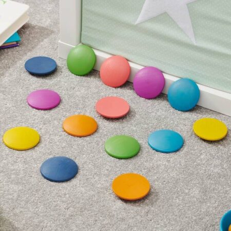 RAINBOW WOODEN DISCS-COM - Image 1