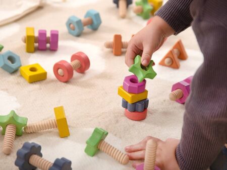 RAINBOW WOODEN NUTS & BOLTS-COM - Image 2