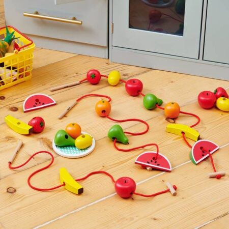 School Stationery Supplies WOODEN LACING FRUITS-COM - Image 2