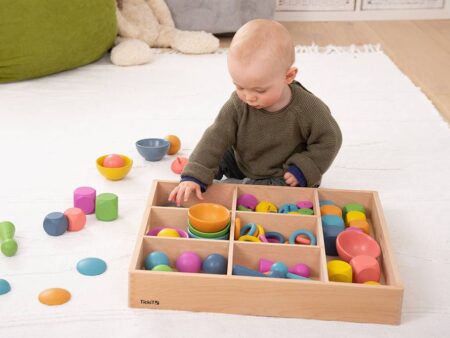 WOODEN SORTING TRAY - 7 WAY-COM - Image 1