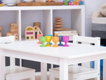 RAINBOW WOODEN EGG CUPS-COM - Image 2