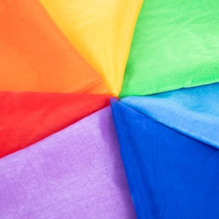RAINBOW ORGANZA FABRIC-COM - Image 1