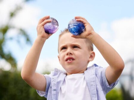 SENSORY RAINBOW GLITTER BALLS-COM - Image 1