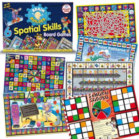 School Stationery Supplies 6 Brain Builder Board Games - Spatial Skills-SK - Image 1